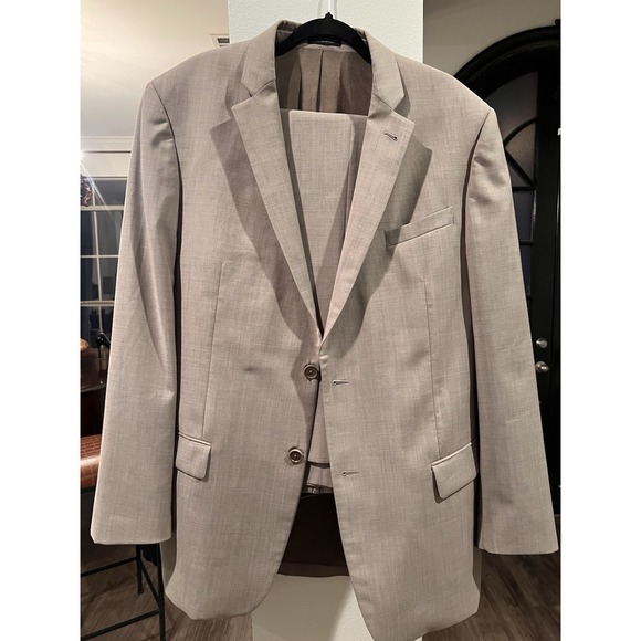 John Varvatos Star USA Bedford Two Piece Button Suit Pants 39 WaistJacket 44L